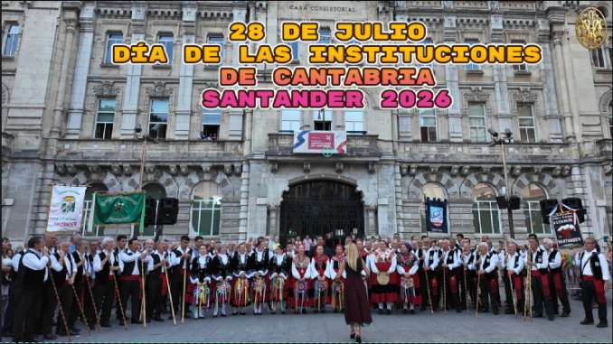 «FOLK MUSIC FRON CANTABRIA» Solchu emociona al público en el Día de las Instituciones con un homenaje a una vida dedicada al folclore cántabro